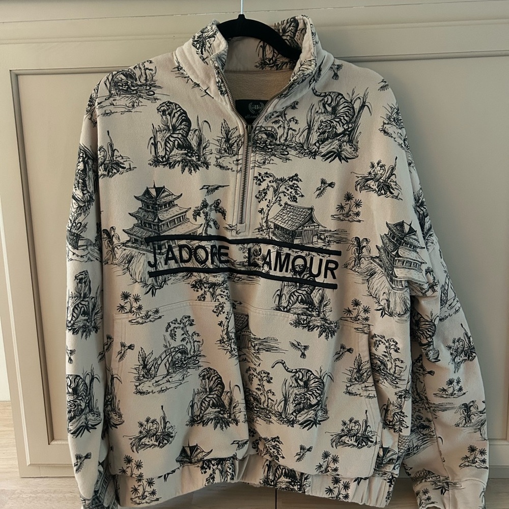 J'Adore L'Amour Cream Quarter-Zip